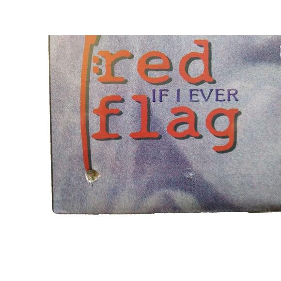 Red Flag If I Ever Vinyl 12" EP Record 1989 Synth-Pop Electro Darkwave Sealed - Picture 2 of 3